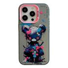 For iPhone 12 Pro Animal Pattern Oil Painting Series PC + TPU Phone Case(Tattered Bear) - 1