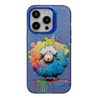 For iPhone 12 Pro Max Animal Pattern Oil Painting Series PC + TPU Phone Case(Sheep) - 1