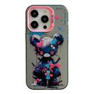 For iPhone 12 Pro Max Animal Pattern Oil Painting Series PC + TPU Phone Case(Tattered Bear) - 1