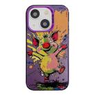 For iPhone 13 Animal Pattern Oil Painting Series PC + TPU Phone Case(Happy Pig) - 1