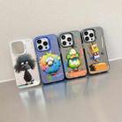 For iPhone 13 Pro Max Animal Pattern Oil Painting Series PC + TPU Phone Case(Astronaut) - 8