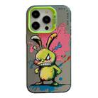For iPhone 13 Pro Max Animal Pattern Oil Painting Series PC + TPU Phone Case(Rabbit) - 1