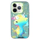 For iPhone 11 Pro Max Animal Pattern Oil Painting Series PC + TPU Phone Case(Colorful Cattle) - 1