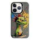 For iPhone 11 Pro Max Animal Pattern Oil Painting Series PC + TPU Phone Case(Dragon) - 1