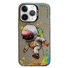 For iPhone 11 Pro Max Animal Pattern Oil Painting Series PC + TPU Phone Case(Astronaut) - 1