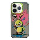 For iPhone 11 Pro Max Animal Pattern Oil Painting Series PC + TPU Phone Case(Rabbit) - 1