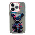 For iPhone 11 Pro Max Animal Pattern Oil Painting Series PC + TPU Phone Case(Tattered Bear) - 1