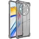 For Honor X9b 5G imak Shockproof Airbag TPU Phone Case(Transparent Black) - 1