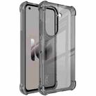 For Asus Zenfone 10 5G imak Shockproof Airbag TPU Phone Case(Transparent Black) - 1