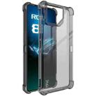 For Asus ROG Phone 8 / 8 Pro imak Shockproof Airbag TPU Phone Case(Transparent Black) - 1