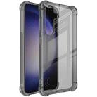 For Samsung Galaxy S24+ 5G imak Shockproof Airbag TPU Phone Case(Transparent Black) - 1