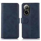 For Realme C67 4G Cow Texture Flip Leather Phone Case(Blue) - 1