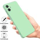 For Samsung Galaxy A06 5G Pure Color Liquid Silicone Shockproof Phone Case(Green) - 2