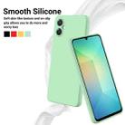 For Samsung Galaxy A06 5G Pure Color Liquid Silicone Shockproof Phone Case(Green) - 3