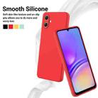 For Samsung Galaxy A07 4G Solid Color Liquid Silicone Dropproof Full Coverage Phone Case(Red) - 3