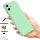 For Samsung Galaxy A07 4G Solid Color Liquid Silicone Dropproof Full Coverage Phone Case(Green) - 2