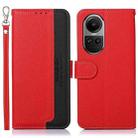 For OPPO Reno10 / Reno10 Pro Global KHAZNEH Litchi Texture Leather RFID Phone Case(Red) - 1