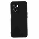 For OnePlus Nord N300 Pure Color Liquid Silicone Shockproof Phone Case(Black) - 3