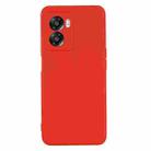 For OnePlus Nord N300 Pure Color Liquid Silicone Shockproof Phone Case(Red) - 3