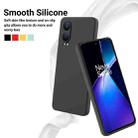 For OnePlus Nord CE4 Lite Pure Color Liquid Silicone Shockproof Phone Case(Black) - 3