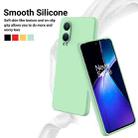 For OnePlus Nord CE4 Lite Pure Color Liquid Silicone Shockproof Phone Case(Green) - 3