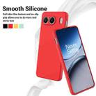 For OnePlus Nord 4 Pure Color Liquid Silicone Shockproof Phone Case(Red) - 3