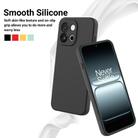 For OnePlus 13T / 13s Pure Color Liquid Silicone Shockproof Phone Case(Black) - 3