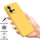 For OnePlus 13T / 13s Pure Color Liquid Silicone Shockproof Phone Case(Yellow) - 2