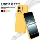 For OnePlus 13T / 13s Pure Color Liquid Silicone Shockproof Phone Case(Yellow) - 3