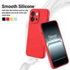 For OnePlus 13T / 13s Pure Color Liquid Silicone Shockproof Phone Case(Red) - 3
