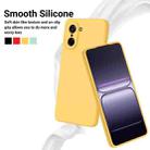 For OnePlus Nord CE5 / Ace 5 Racing Pure Color Liquid Silicone Shockproof Phone Case(Yellow) - 3