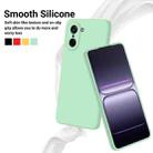 For OnePlus Nord CE5 / Ace 5 Racing Pure Color Liquid Silicone Shockproof Phone Case(Green) - 3