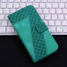 For iPhone 16 Pro Max Seven-shaped Embossed Leather Phone Case(Green) - 2