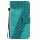 For iPhone 17 Pro Max Seven-shaped Embossed Leather Phone Case(Green) - 3