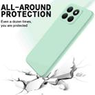 For Honor X8b Pure Color Liquid Silicone Shockproof Phone Case(Green) - 3