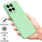 For Honor 200 Smart Pure Color Liquid Silicone Shockproof Phone Case(Green) - 2