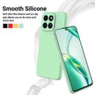 For Honor X7c / Play 200 Plus Pure Color Liquid Silicone Shockproof Phone Case(Green) - 3