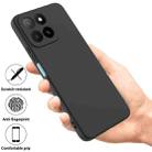 For Honor X5b / X5b Plus Pure Color Liquid Silicone Shockproof Phone Case(Black) - 2