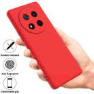 For Honor X9c Pure Color Liquid Silicone Shockproof Phone Case(Red) - 2