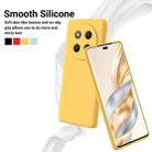 For Honor X60 Pro Pure Color Liquid Silicone Shockproof Phone Case(Yellow) - 3