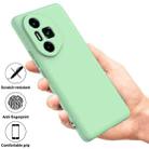 For Honor 300 Ultra / 300 Pro Pure Color Liquid Silicone Shockproof Phone Case(Green) - 2