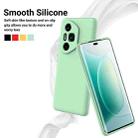 For Honor 300 Ultra / 300 Pro Pure Color Liquid Silicone Shockproof Phone Case(Green) - 3