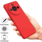 For Honor X9c Smart / X60 Pure Color Liquid Silicone Shockproof Phone Case(Red) - 2