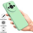 For Honor X9c Smart / X60 Pure Color Liquid Silicone Shockproof Phone Case(Green) - 2
