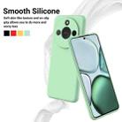 For Honor X9c Smart / X60 Pure Color Liquid Silicone Shockproof Phone Case(Green) - 3