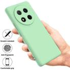 For Honor Magic7 Lite Pure Color Liquid Silicone Shockproof Phone Case(Green) - 2