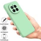 For Honor Magic7 Pure Color Liquid Silicone Shockproof Phone Case(Green) - 2