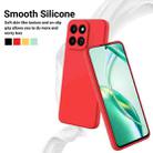 For Honor X6b 5G / Play 60 Plus Pure Color Liquid Silicone Shockproof Phone Case(Red) - 3