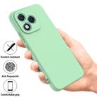 For Honor 400 Lite Pure Color Liquid Silicone Shockproof Phone Case(Green) - 2