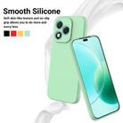 For Honor 400 Lite Pure Color Liquid Silicone Shockproof Phone Case(Green) - 3